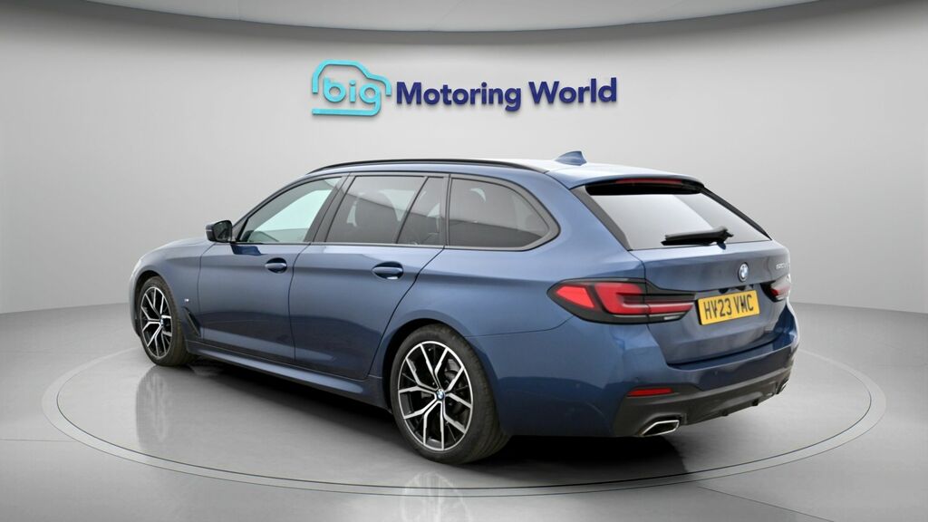 BMW 5 Series M Sport HV23VMC Blue #5