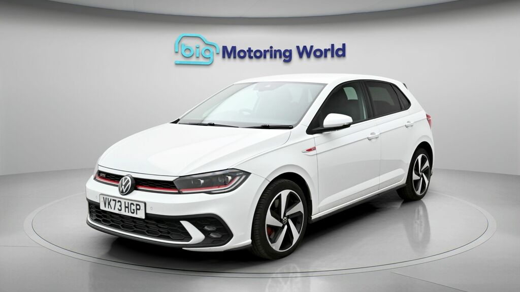 Volkswagen Polo Gti White #3