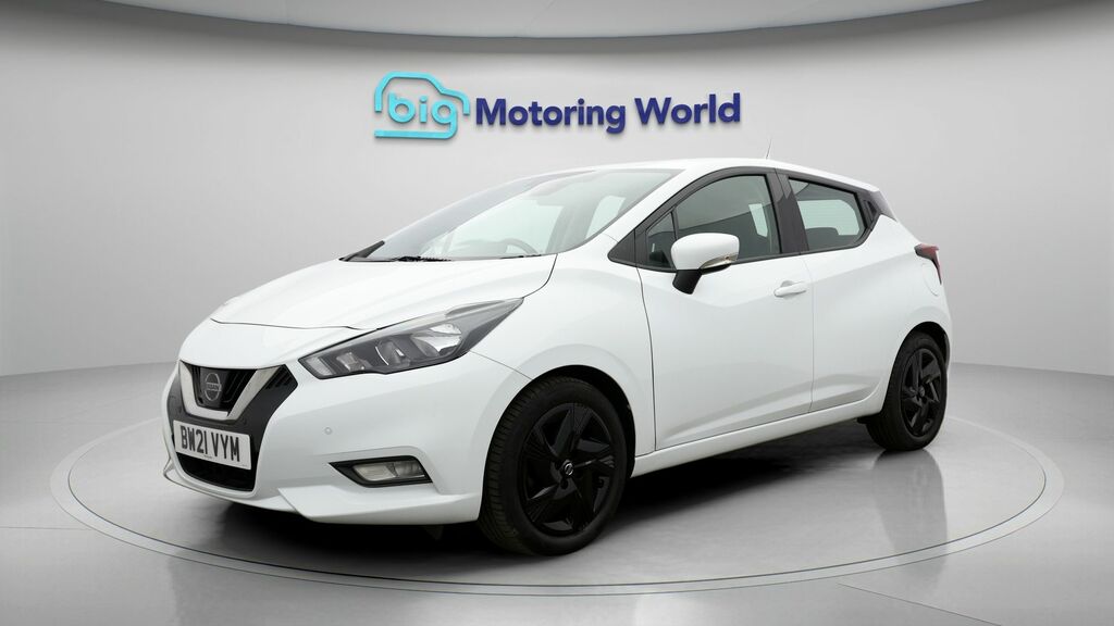 Nissan Micra Acenta White #3