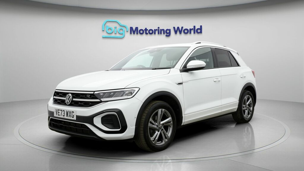 Volkswagen T-Roc R-line VE73WXG White #3