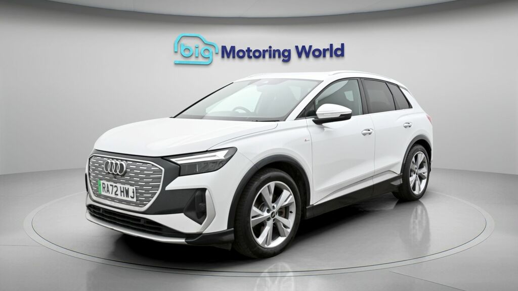 Audi Q4 E Tron S Line RA72HWJ White #3