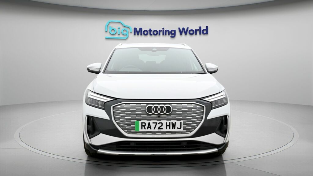 Audi Q4 E Tron S Line RA72HWJ White #2