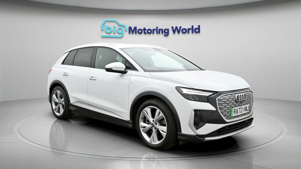 Audi Q4 E Tron S Line White