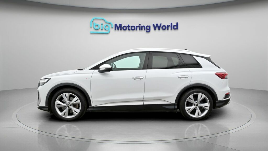 Audi Q4 E Tron S Line RA72HWJ White #4