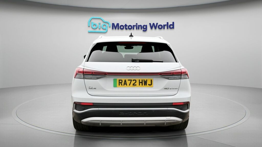 Audi Q4 E Tron S Line RA72HWJ White #6