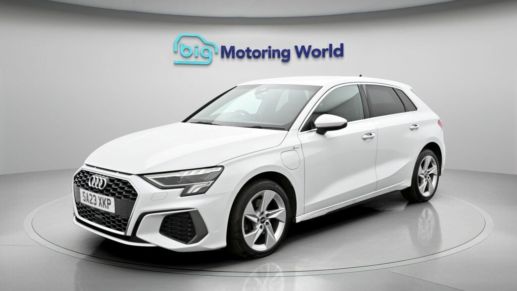 Audi A3 S Line SA23XKP White #3