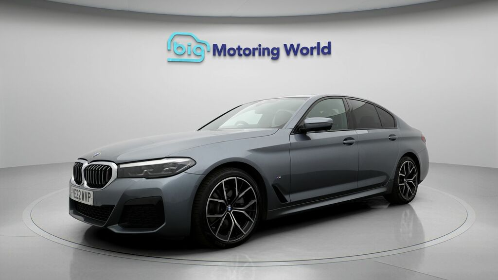 BMW 5 Series M Sport YE22WVP Blue #3