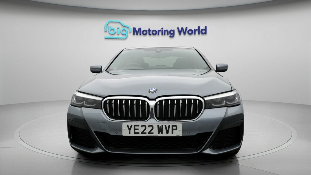 BMW 5 Series M Sport YE22WVP Blue #2