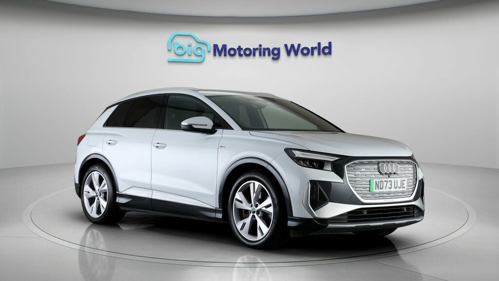 Audi Q4 E Tron S Line White