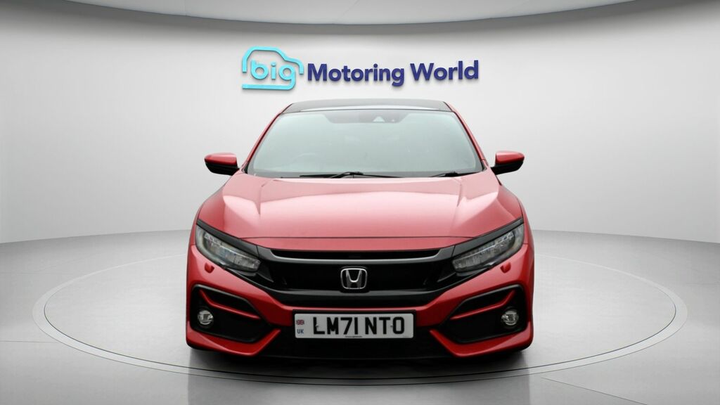 Honda Civic Ex Red #2
