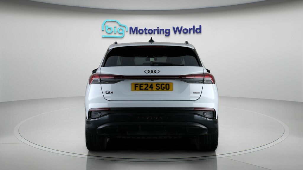 Audi Q4 E Tron Black Edition FE24SGO White #6