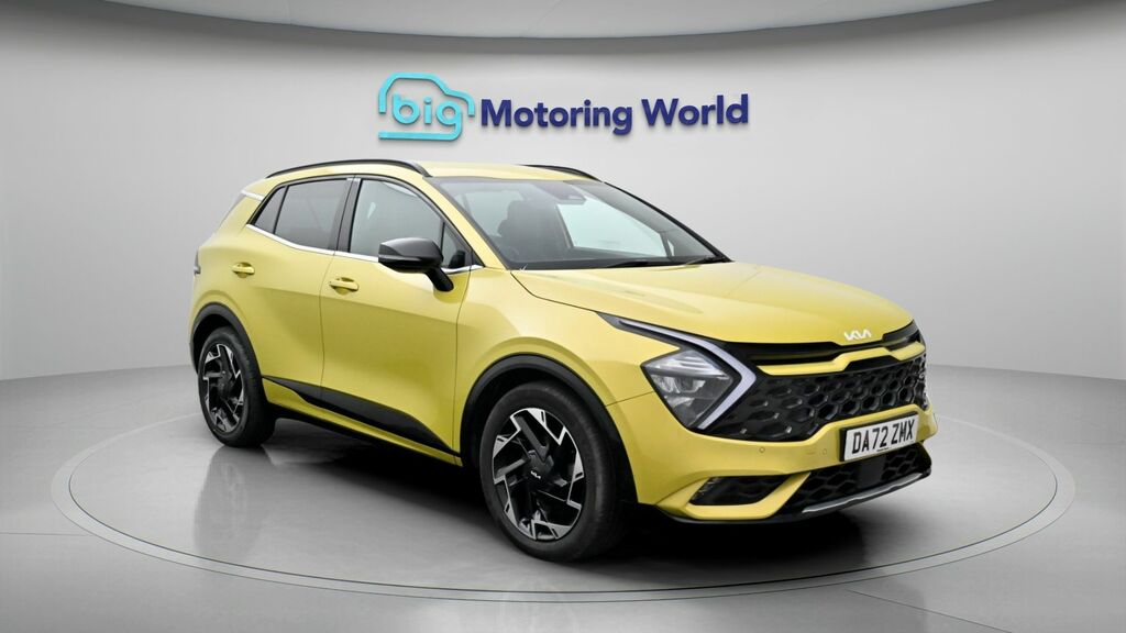 Kia Sportage Gt-line DA72ZMX Yellow
