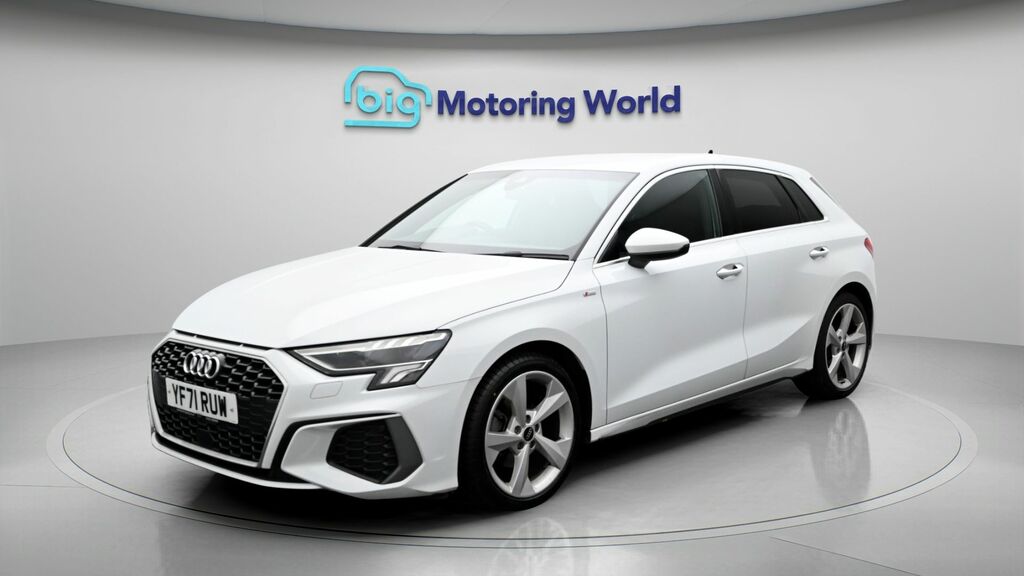 Audi A3 S Line YF71RUW White #3
