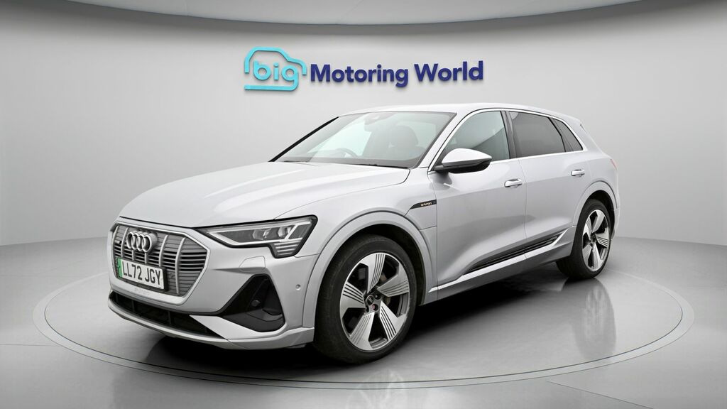 Audi E-Tron S S Line Silver #3