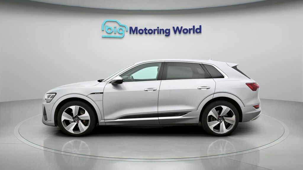 Audi E-Tron S S Line Silver #4