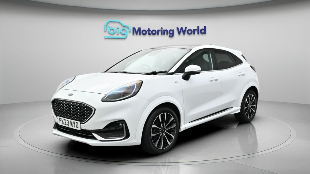 Ford Puma St-line Vignale PK23WYO White #3