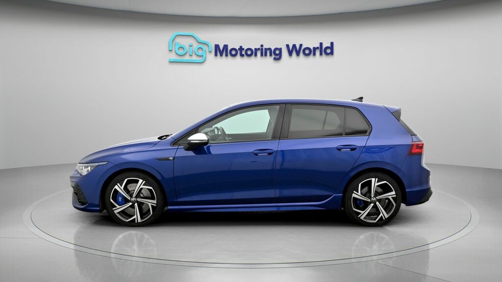 Volkswagen Golf R Blue #4
