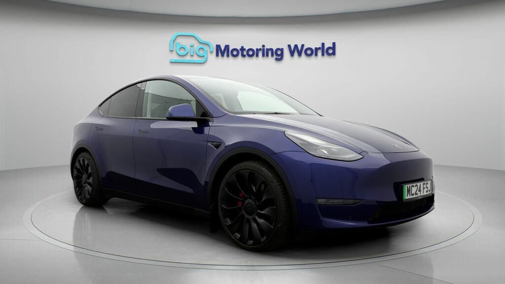 Tesla Model Y Performance Blue