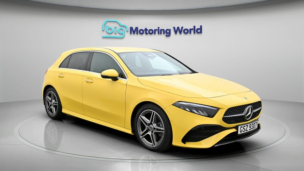 Mercedes-Benz A Class Amg Line Yellow