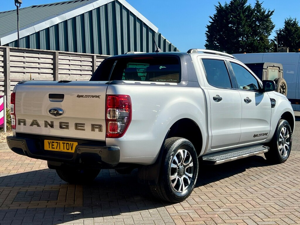 Ford Ranger Tdci 213 Wildtrak Ecoblue 4Wd Double Cab With Roll YE71TOV Silver #3