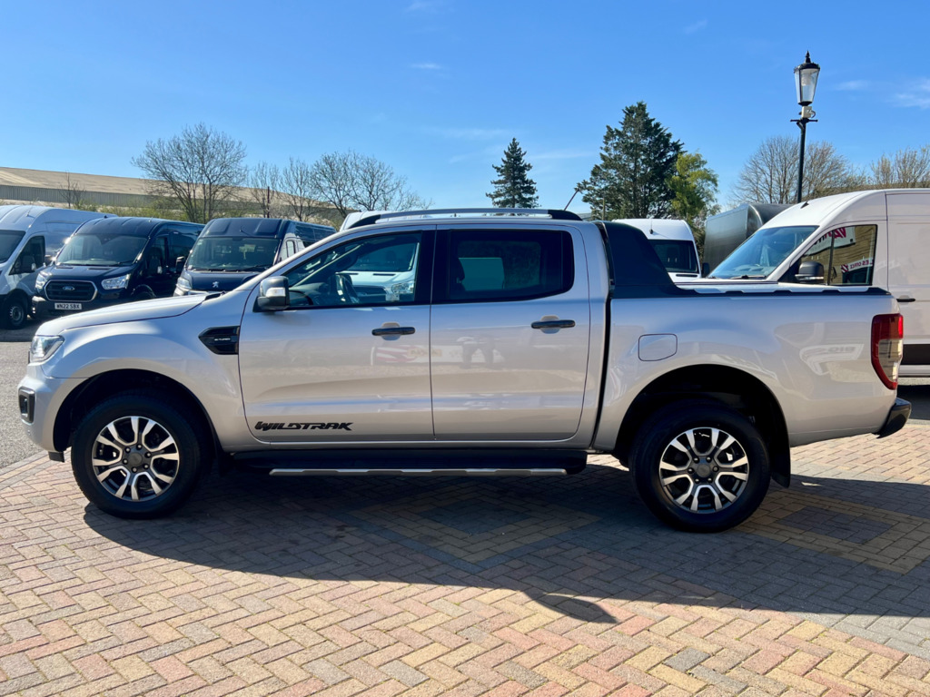Ford Ranger Tdci 213 Wildtrak Ecoblue 4Wd Double Cab With Roll YE71TOV Silver #6