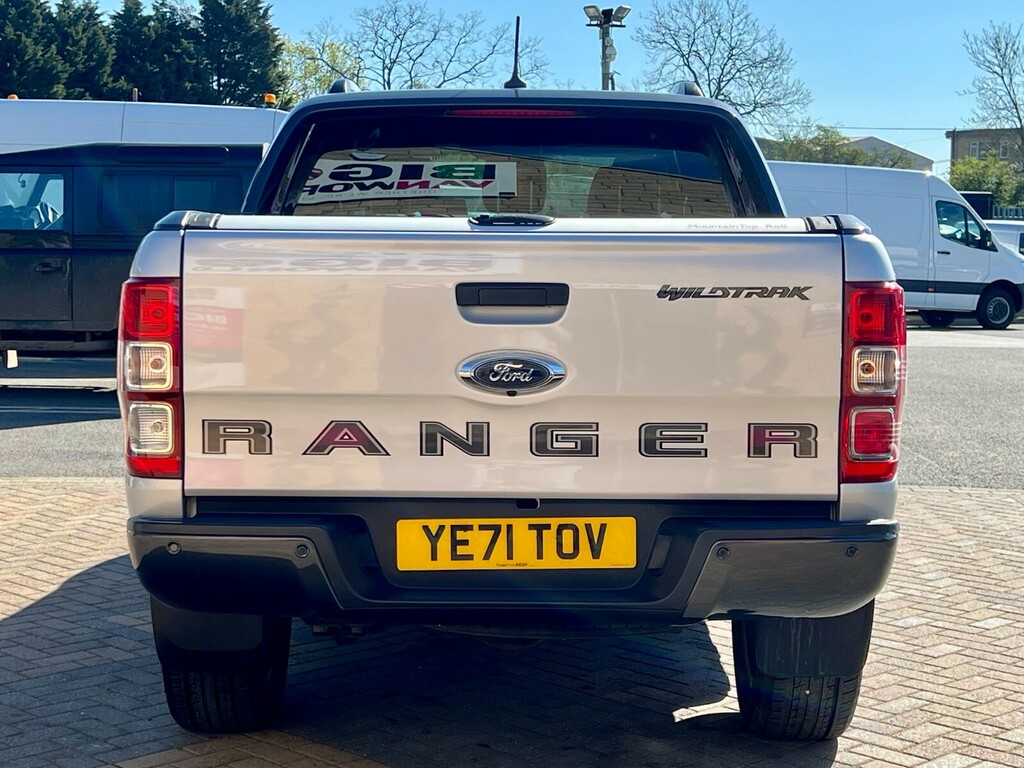 Ford Ranger Tdci 213 Wildtrak Ecoblue 4Wd Double Cab With Roll YE71TOV Silver #4
