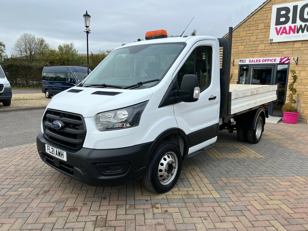 Ford Transit Custom 350 Tdci 130 L2 Leader Ecoblue Mwb Single Cab 10Ft FL21AWH White #6