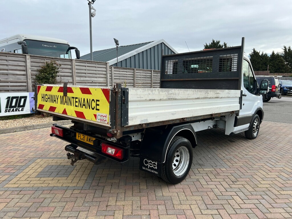 Ford Transit Custom 350 Tdci 130 L2 Leader Ecoblue Mwb Single Cab 10Ft FL21AWH White #3