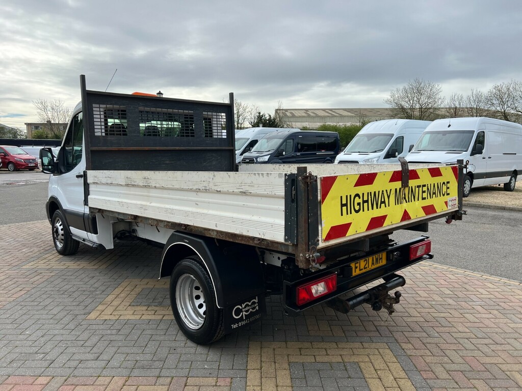 Ford Transit Custom 350 Tdci 130 L2 Leader Ecoblue Mwb Single Cab 10Ft FL21AWH White #4