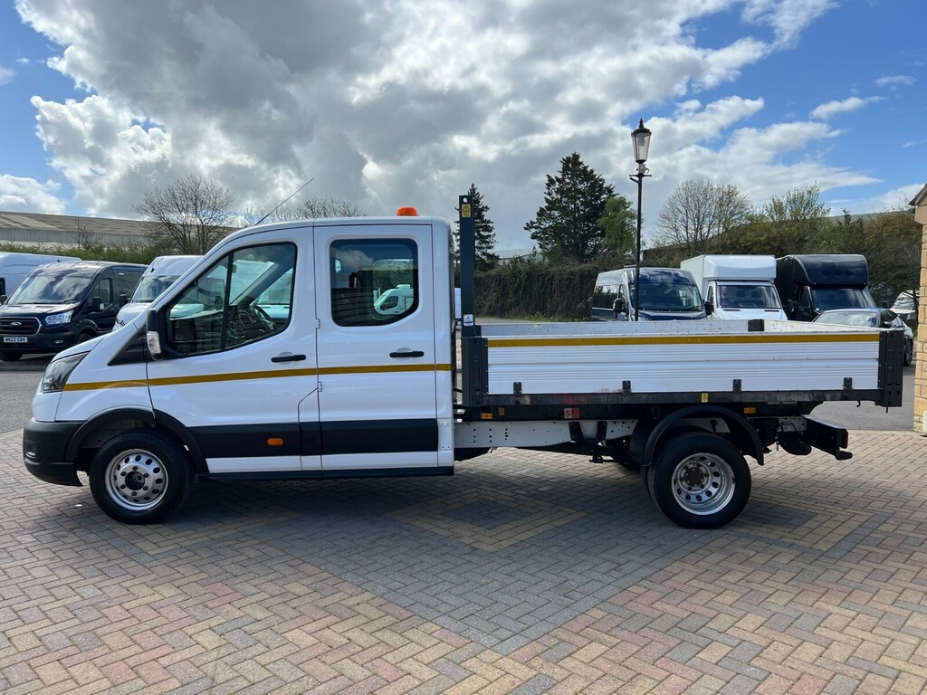Ford Transit Custom 350 Tdci 130 L3 Leader Ecoblue Lwb 7 Seat Double C FG22FWS White #4