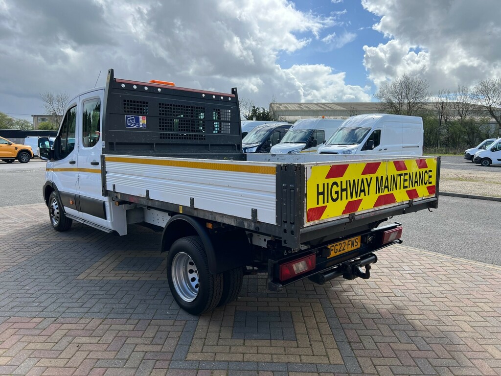 Ford Transit Custom 350 Tdci 130 L3 Leader Ecoblue Lwb 7 Seat Double C FG22FWS White #3