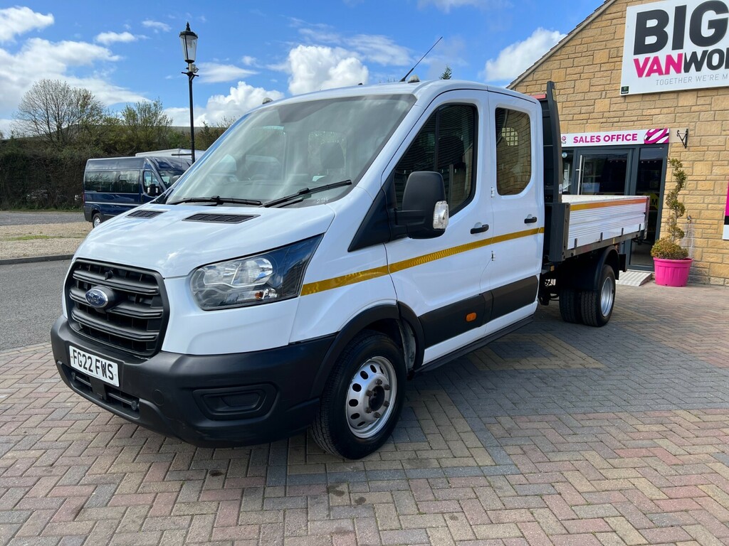 Ford Transit Custom 350 Tdci 130 L3 Leader Ecoblue Lwb 7 Seat Double C FG22FWS White #5