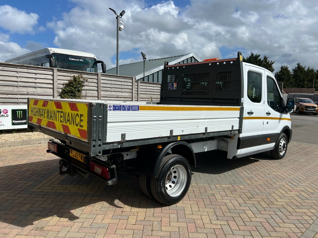 Ford Transit Custom 350 Tdci 130 L3 Leader Ecoblue Lwb 7 Seat Double C FG22FWS White #2