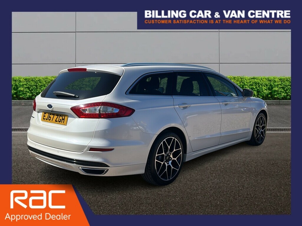 Ford Mondeo 2.0 Tdci Titanium Edition Estate Powers EJ67ZGH White #4