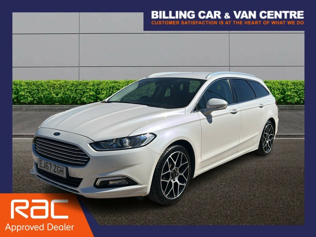 Ford Mondeo 2.0 Tdci Titanium Edition Estate Powers EJ67ZGH White #2
