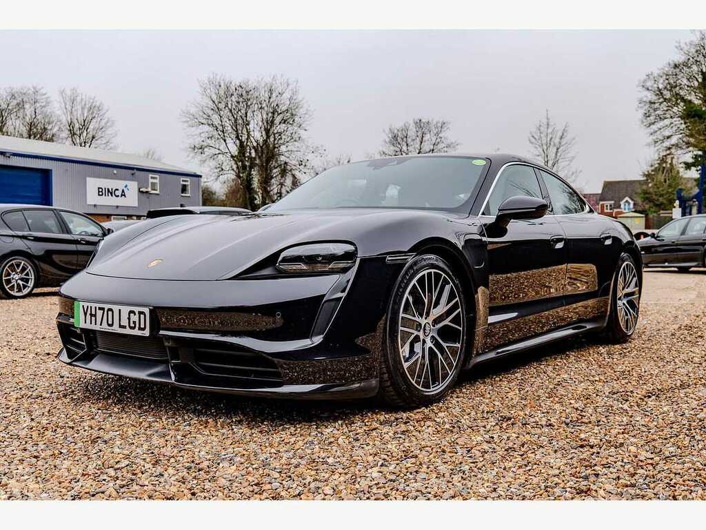 Porsche Taycan Turbo Black #3