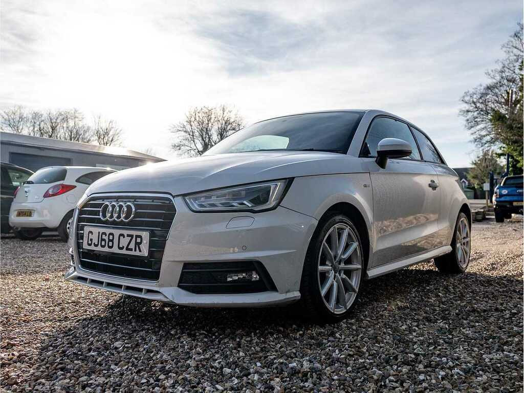 Audi A1 S Line Nav Tfsi S-a GJ68CZR White #3