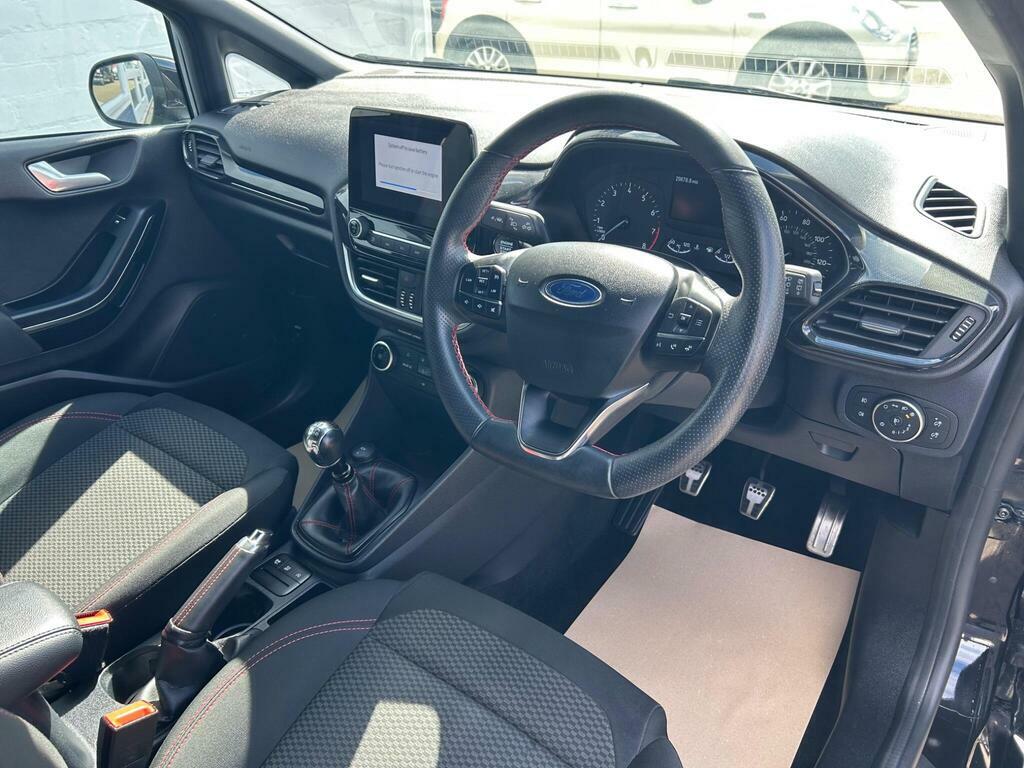 Ford Fiesta 1.0T Ecoboost Mhev St-line Edition Euro 6 S S DV70CJX Black #3