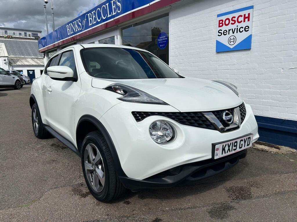 Nissan Juke 1.6 Acenta Euro 6 KX19GYD White #6