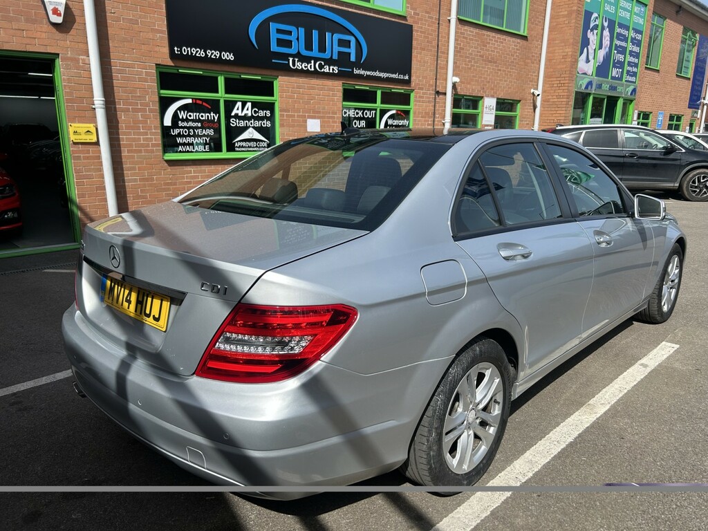 Mercedes-Benz C Class Saloon 2.1 C220 Cdi Executive Se 201414 MV14HUJ Silver #3