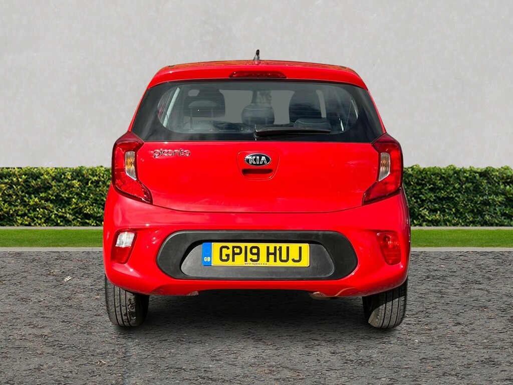 Kia Picanto Hat 1.0 66Bhp 2 5Sp GP19HUJ Red #4