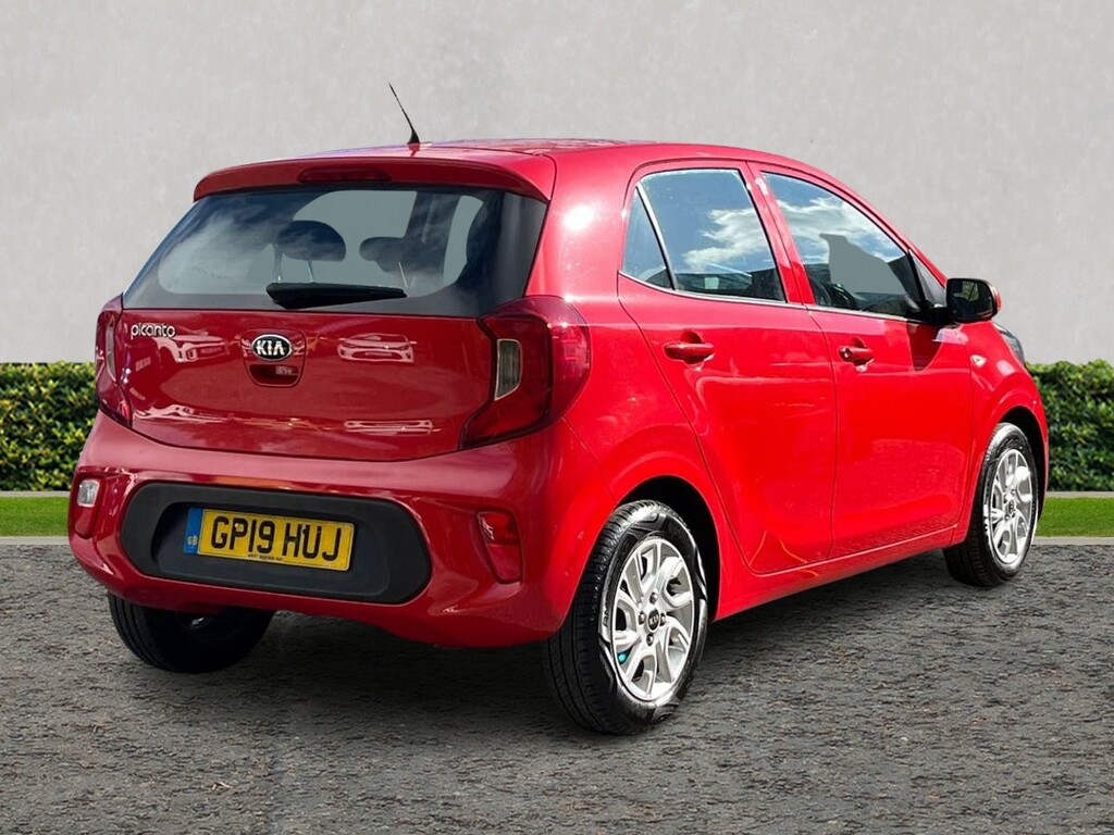 Kia Picanto Hat 1.0 66Bhp 2 5Sp GP19HUJ Red #3