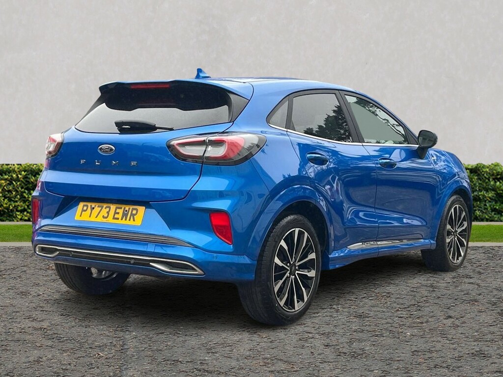 Ford Puma 1.0 Ecoboost Hybr Mhev 155 St-line Vignale Dct PY73EWR Blue #3