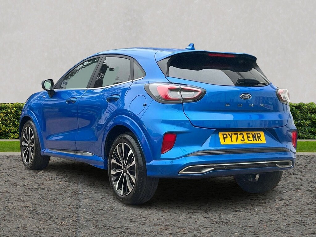 Ford Puma 1.0 Ecoboost Hybr Mhev 155 St-line Vignale Dct PY73EWR Blue #5