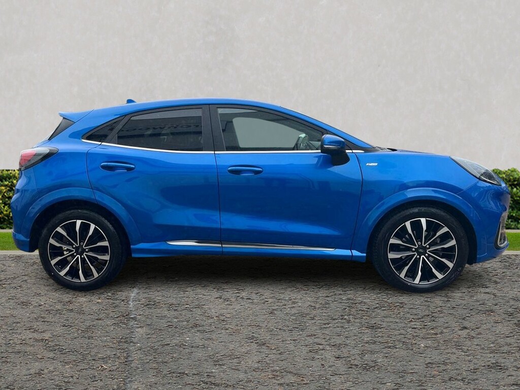 Ford Puma 1.0 Ecoboost Hybr Mhev 155 St-line Vignale Dct PY73EWR Blue #2