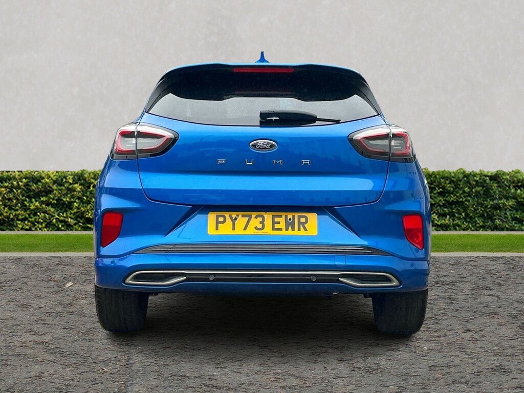 Ford Puma 1.0 Ecoboost Hybr Mhev 155 St-line Vignale Dct PY73EWR Blue #4