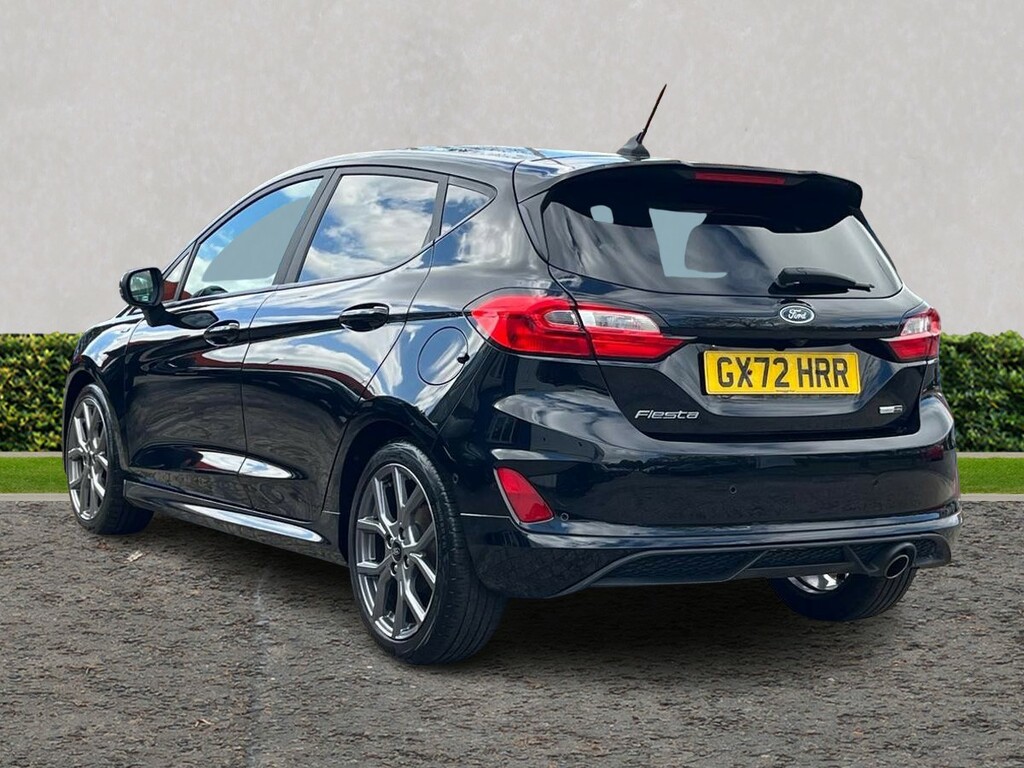 Ford Fiesta 1.0 Ecoboost Hybrid Mhev 125 St-line GX72HRR Black #5