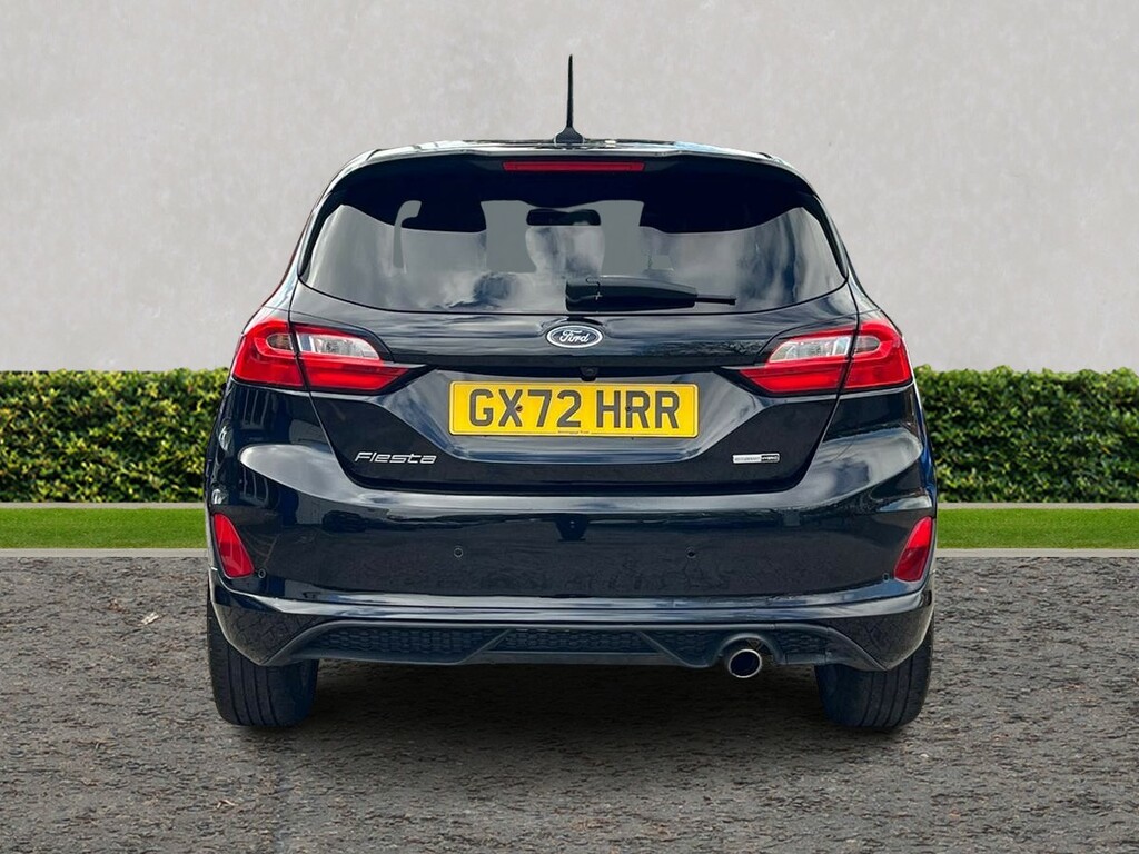 Ford Fiesta 1.0 Ecoboost Hybrid Mhev 125 St-line GX72HRR Black #4