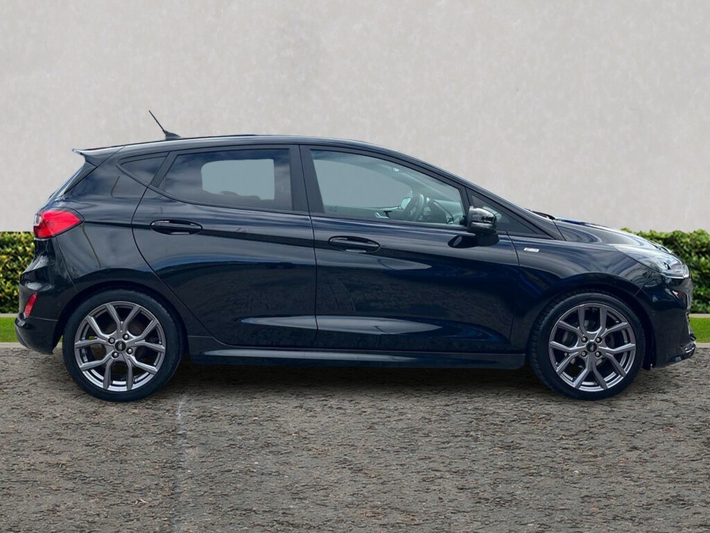 Ford Fiesta 1.0 Ecoboost Hybrid Mhev 125 St-line GX72HRR Black #2