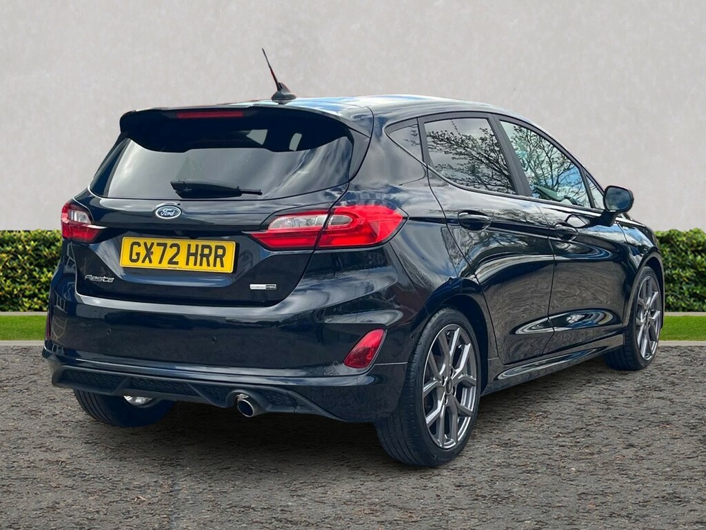 Ford Fiesta 1.0 Ecoboost Hybrid Mhev 125 St-line GX72HRR Black #3